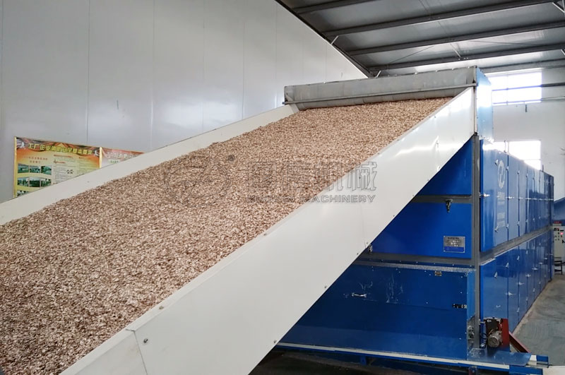 焦作溫縣客戶烘干燕麥片現場